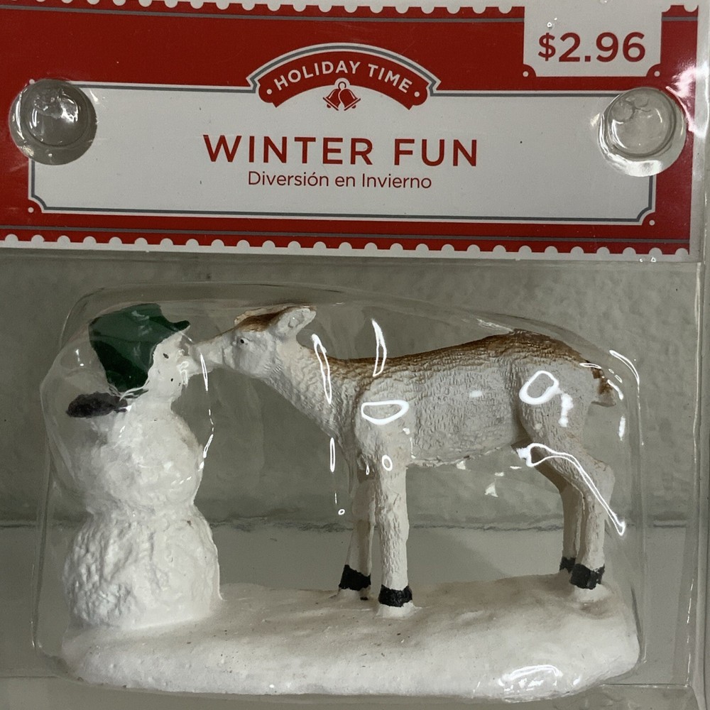 Holiday Time Winter Fun Figurine