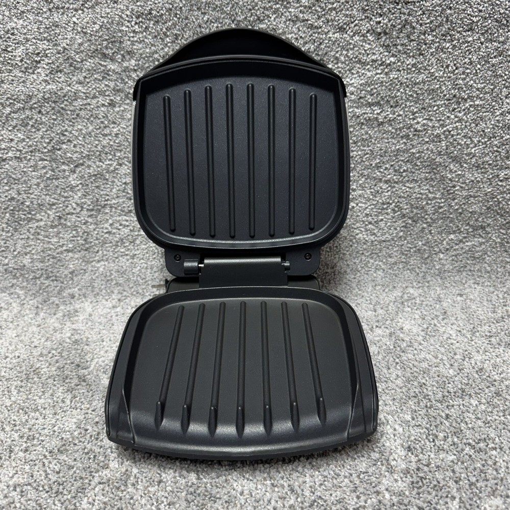 George Foreman Lean Mean Fat Reducing Grilling Machine Model GR10AS Silver