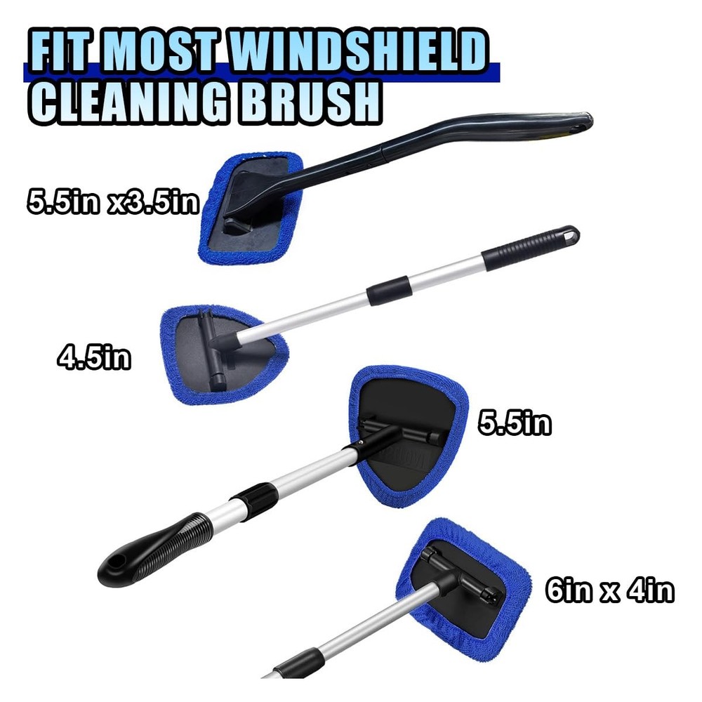 LAINLOY 7 Pack Microfiber Cloths, Replaceable Car Inside 4.21 inch, Blue