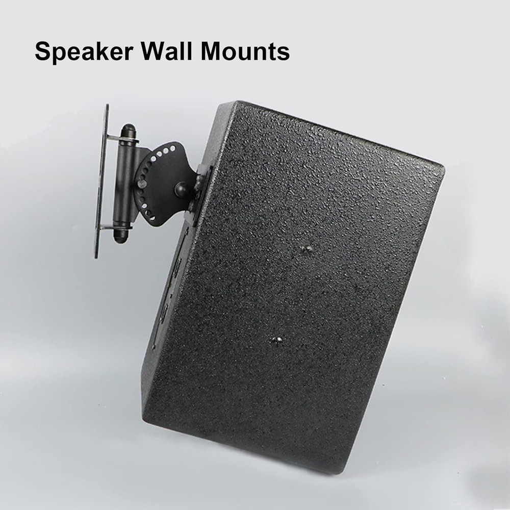 Speaker Wall Mount, Mount Bracket Design for Large Black