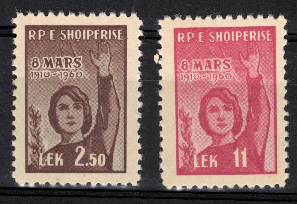 ALBANIA Scott 553-4 Mint NH