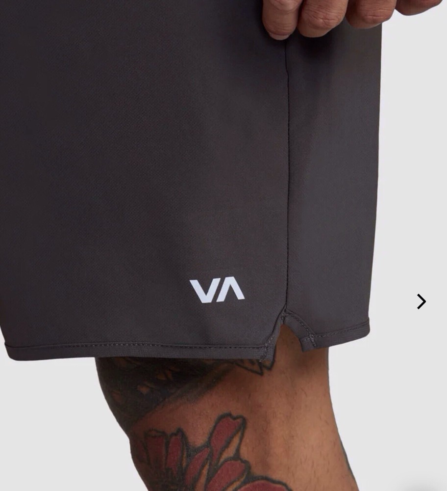 RVCA Yogger Stretch Athletic Shorts - SLATE