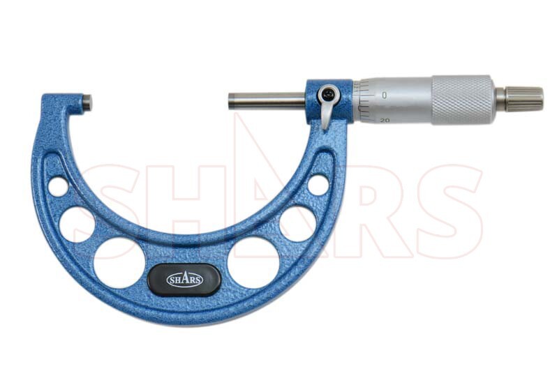 SHARS 0-4" Solid Metal Frame Micrometer Set NEW L}