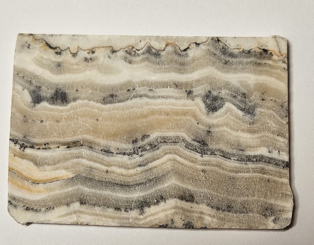 Silver Onyx Lapidary Slab 61 Grams