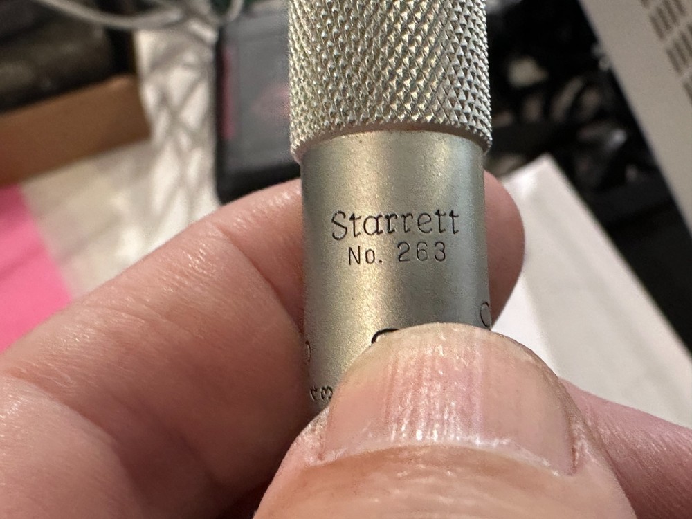 Starrett 263 Ratched Thimble 0-1" Range .001" Micrometer Head