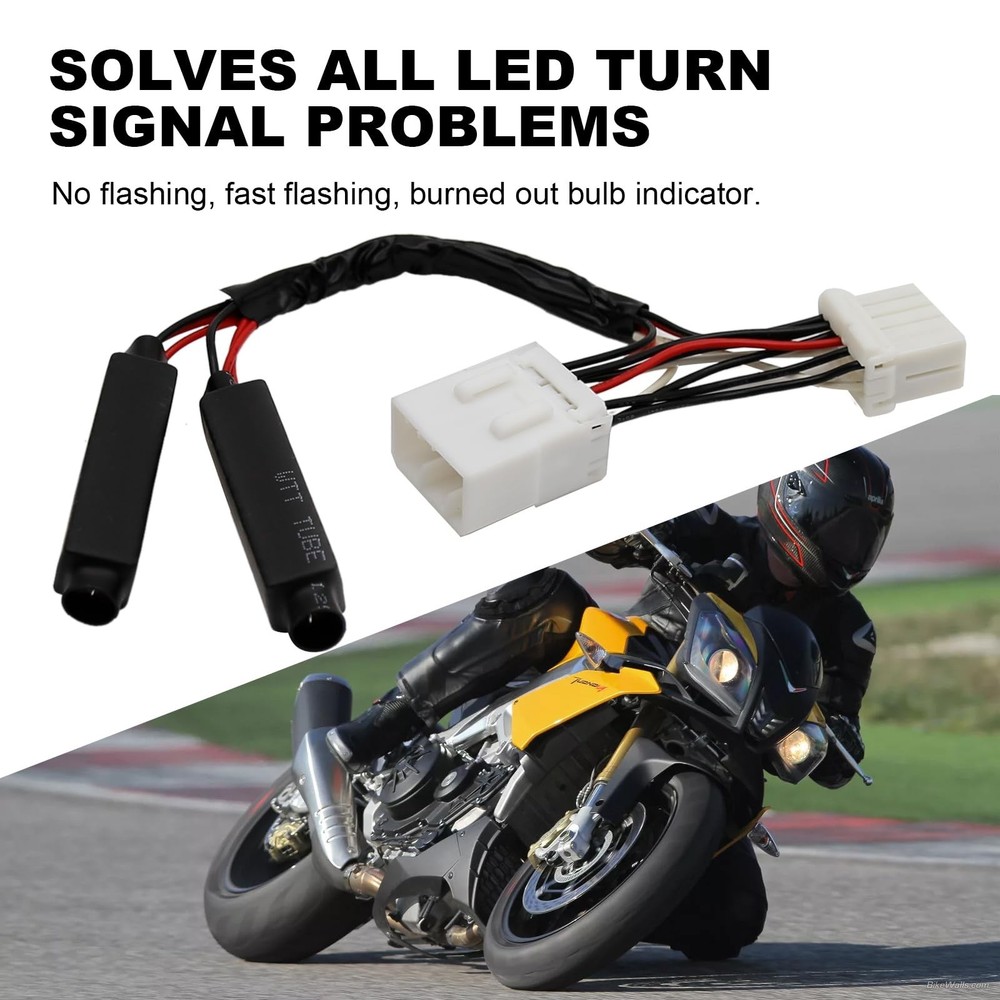 Plug-In Load Equalizer Blinker Motorcycle Turn Signal Load Equalizer Fl Resis...