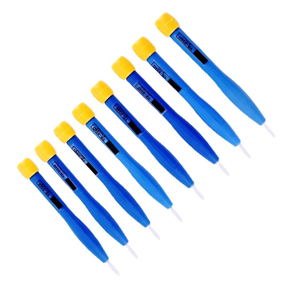 8pcs Adjust Frequency Screwdriver Plastic Ceramic Anti-static Screwdriver