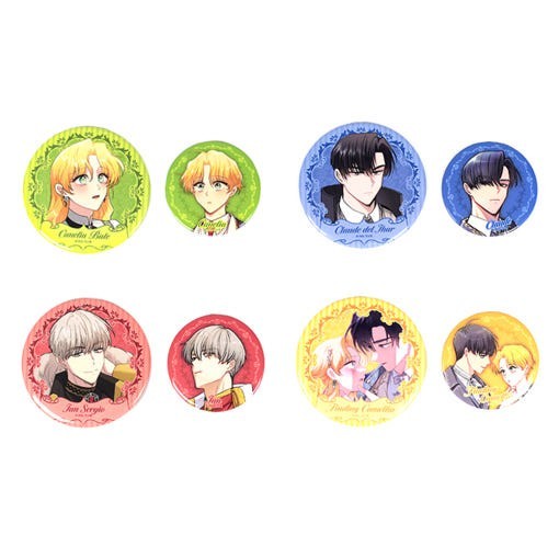 Webtoon MD [ Finding Camellia 참아주세요, 대공 ] Can Badge Set 캔뱃지 세트 (SOONE246)