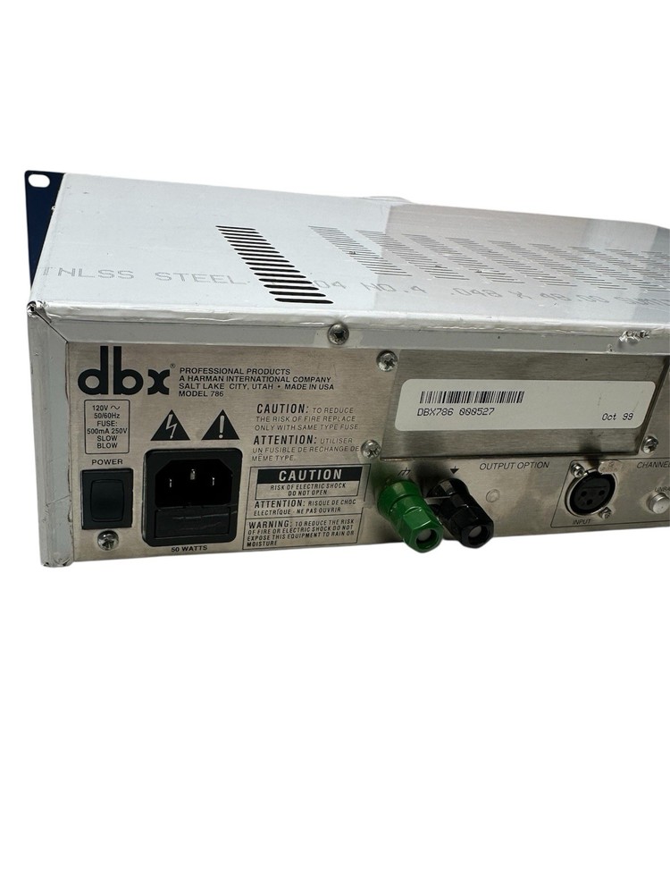 dbx 786 Precision Mic Pre