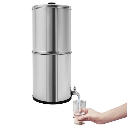 2.25 Gal Gravity-Fed Water Filter Countertop Water Purification System