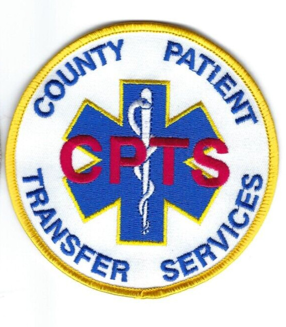 CPTS County Patient Transfer Service (unknown city & state) patch - NEW!