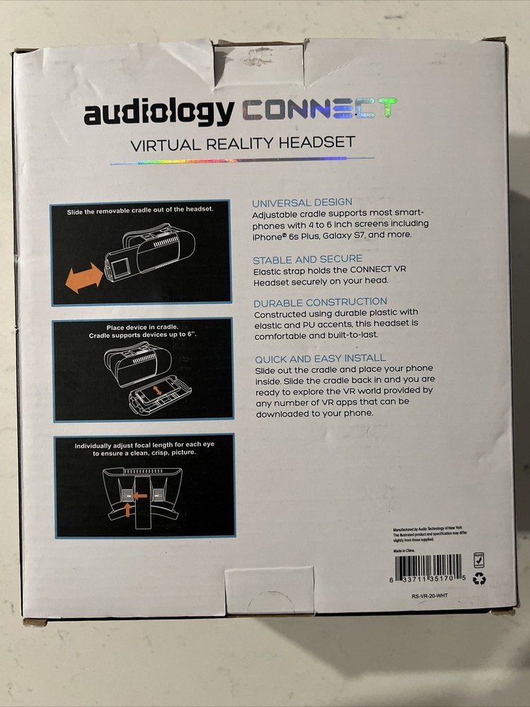 Audiology Connect Virtual Reality VR Headset