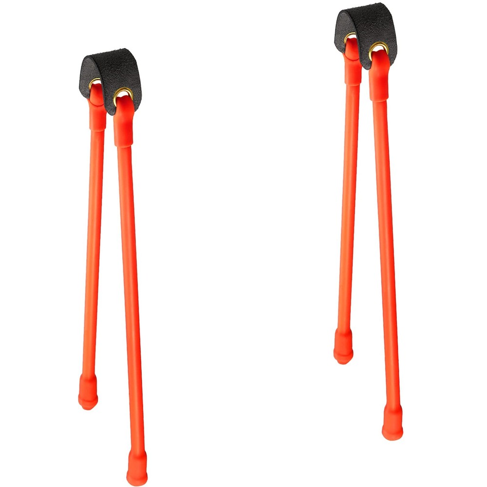 Shappy 2/4/8 Pcs Slingshot Replacement Band Sets Heavy Pull Orange