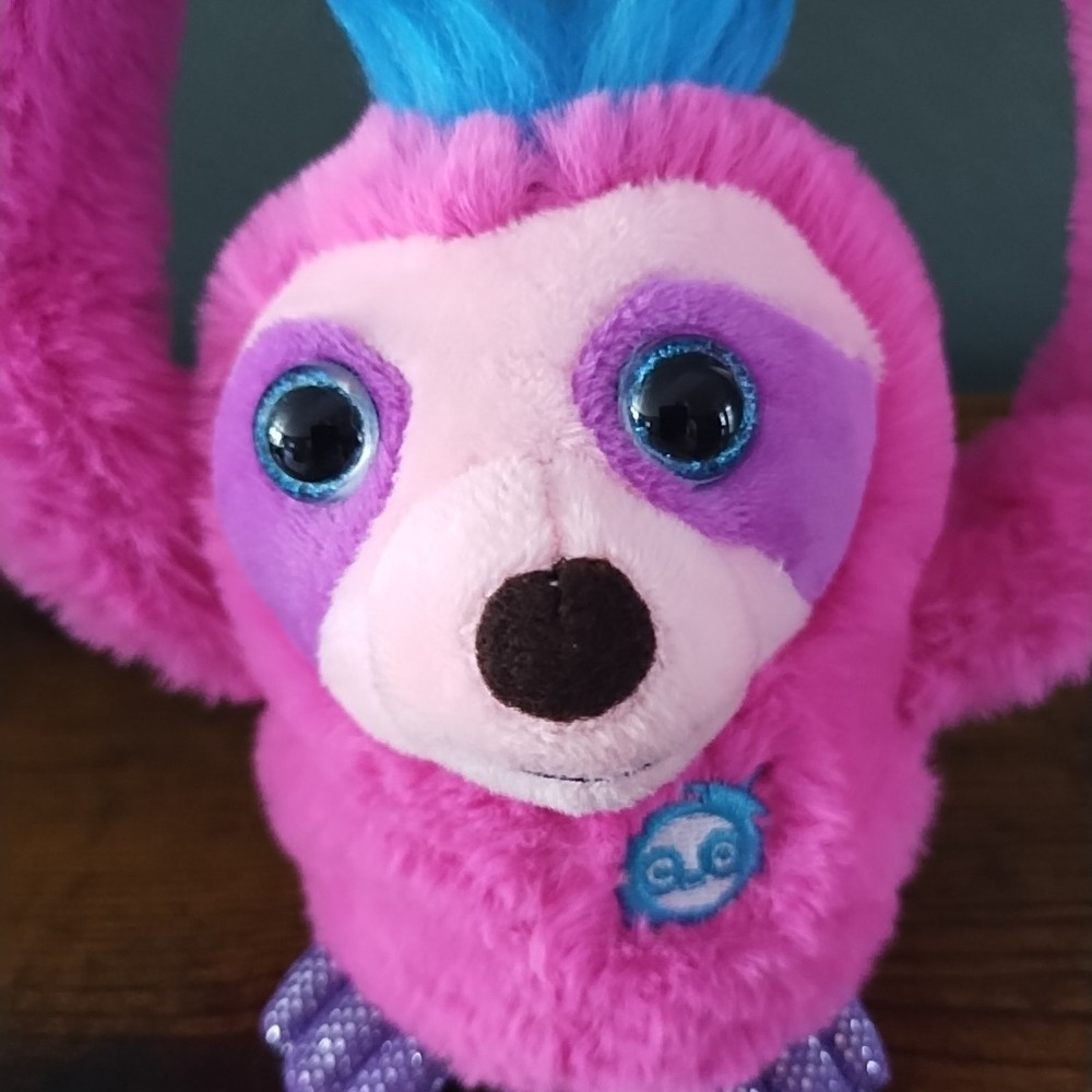 2019 EOLO Interactive Pink Hanging Monkey Sings Talks Plush Stuffed Toy