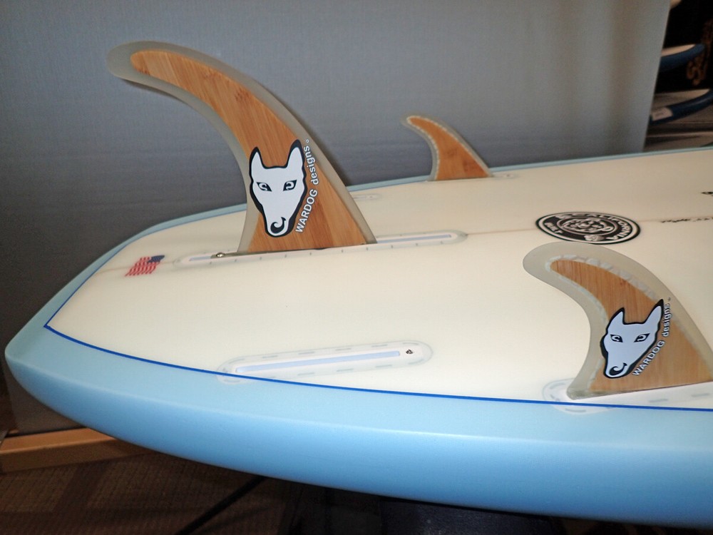 WD 4″ Bamboo Wave Center Fin