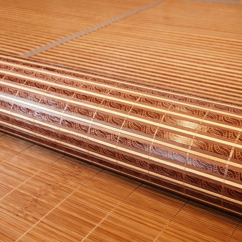 Bamboo Mat Folding Double Faces Cool Mat For Summer Multi Size Bed Mat Embroider