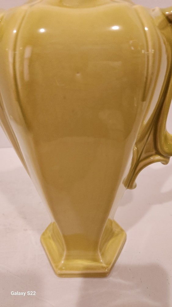 Chartreuse Color Coffee Server With Elegant Handle!