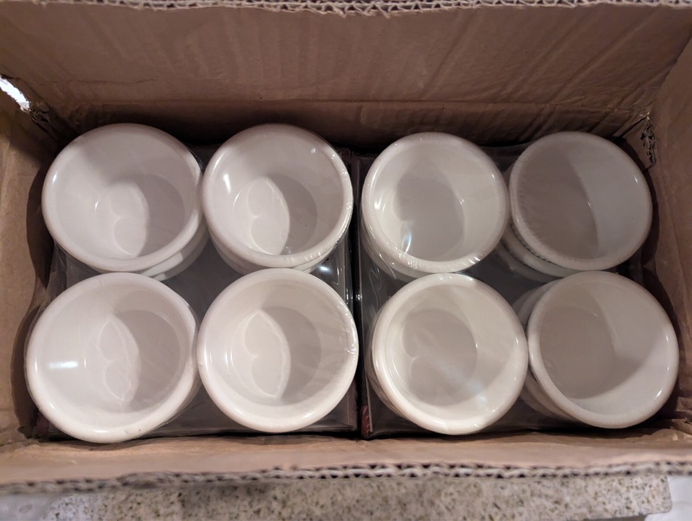 Winco Bone Fluted Ramekin, 3 Ounce -- 96 per case