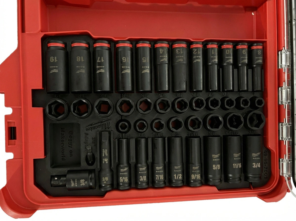 Milwaukee 49-66-7009 Impact Socket Insert for PACKOUT Tool Box (Insert Only)