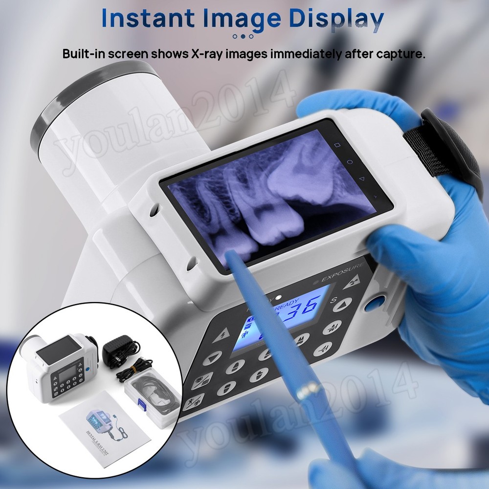 Portable Dental Rays Unit Machine Digital Image System 2in1 Screen /Sensor 2Size