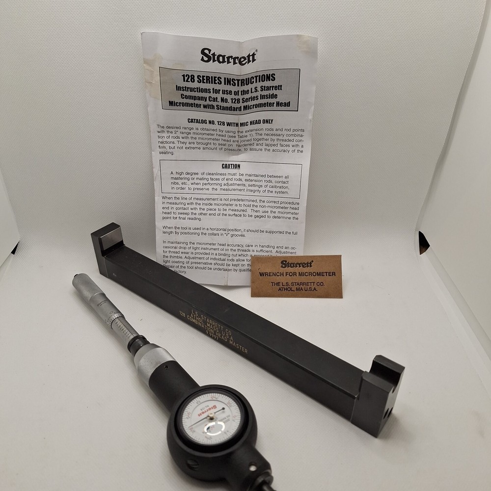 Starrett 64381 Black Combination Ead With Setting Master