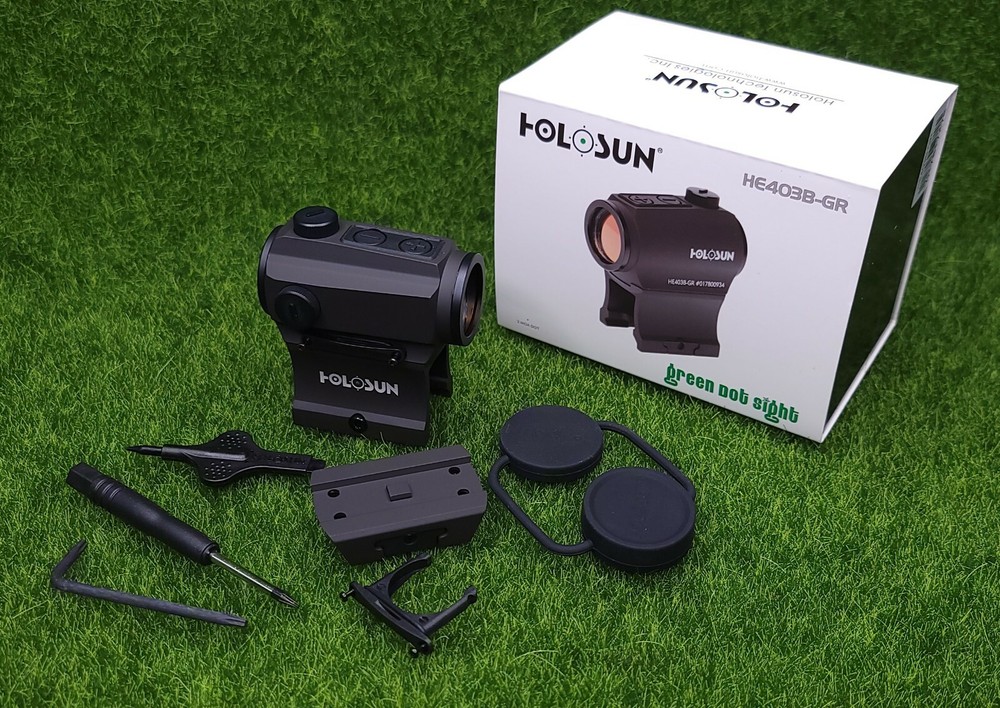 Holosun Elite 2 MOA Micro Green Dot Sight, Black - HE403B-GR