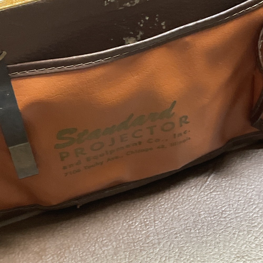 vintage standard projector Original Case Manual Working