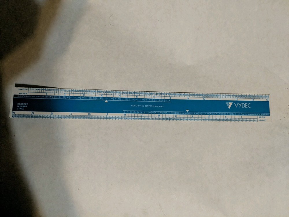 Vydec Horizontal Centering Scales 019000
