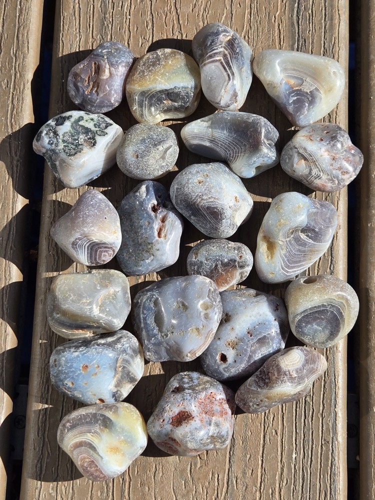 Botswana Agate Selects - POTENTIAL - Rough, Natural, Not Polished A+ Grade