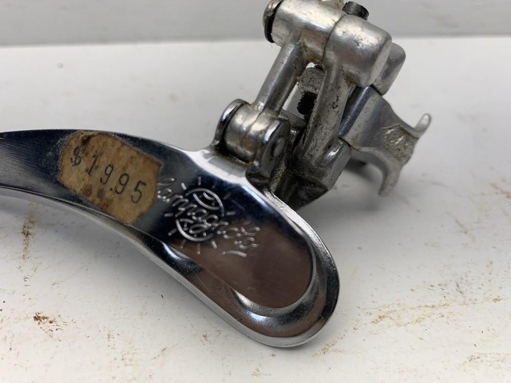 Vintage Campagnolo Record Front Derailleur Bottom Pull 28.6 mm Post Neat Piece!