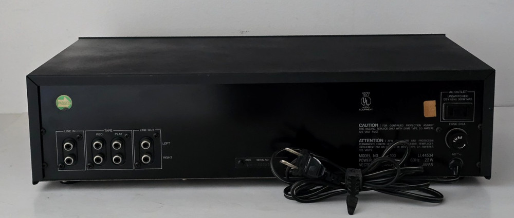 Vintage Vector Research VQ-100 Graphic Equalizer (Tested / Working)