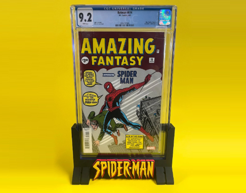 Graded Comic Book Stand Display w/ logo! Can Make Custom Orders! CGC and CBCS