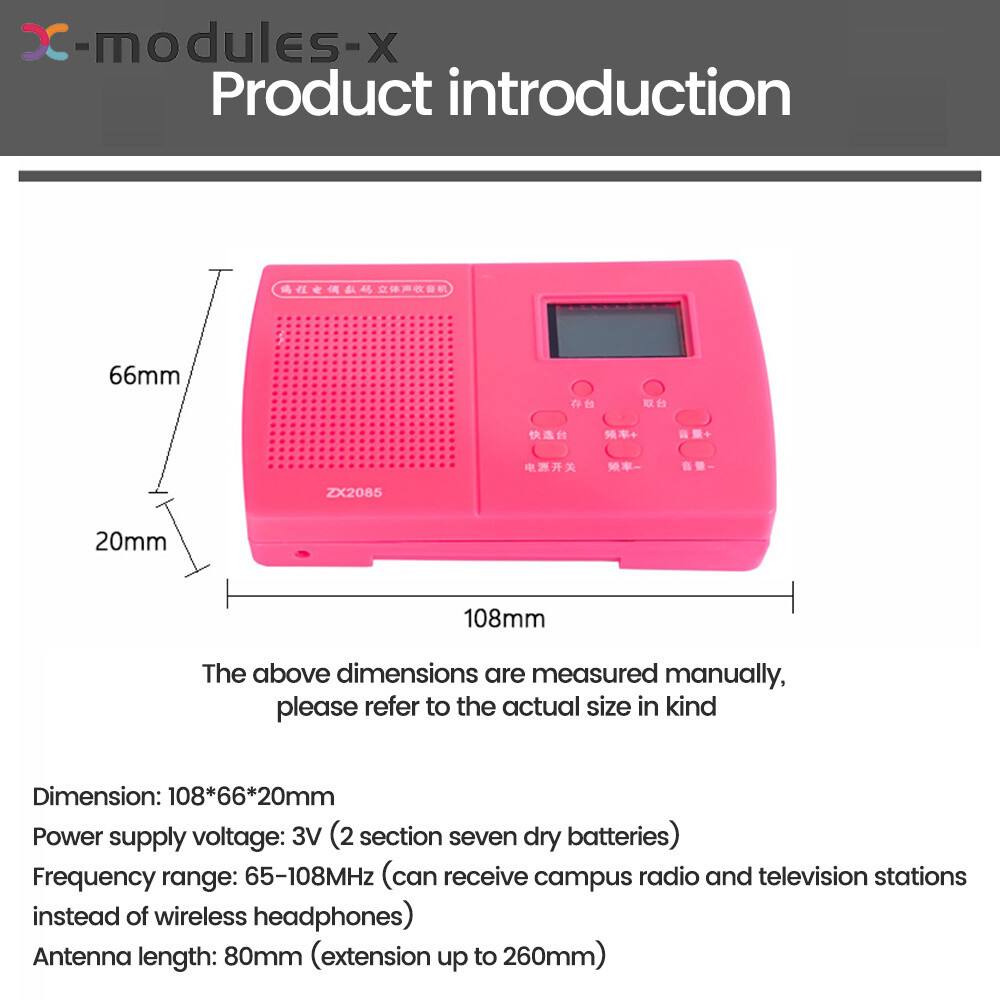Programming Digital Stereo Radio DIY Kit For Electronic Skill Teaching Practice