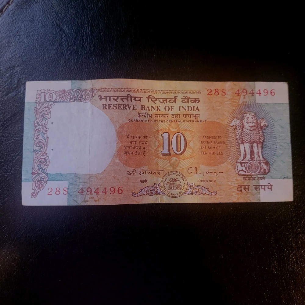 9 - 10 INDIA RUPEES BANKNOTES