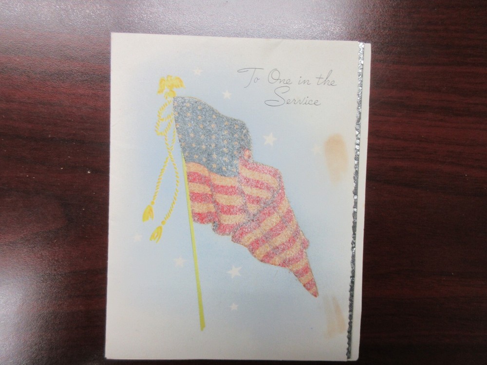 WWII Service Greeting Card - RB2637