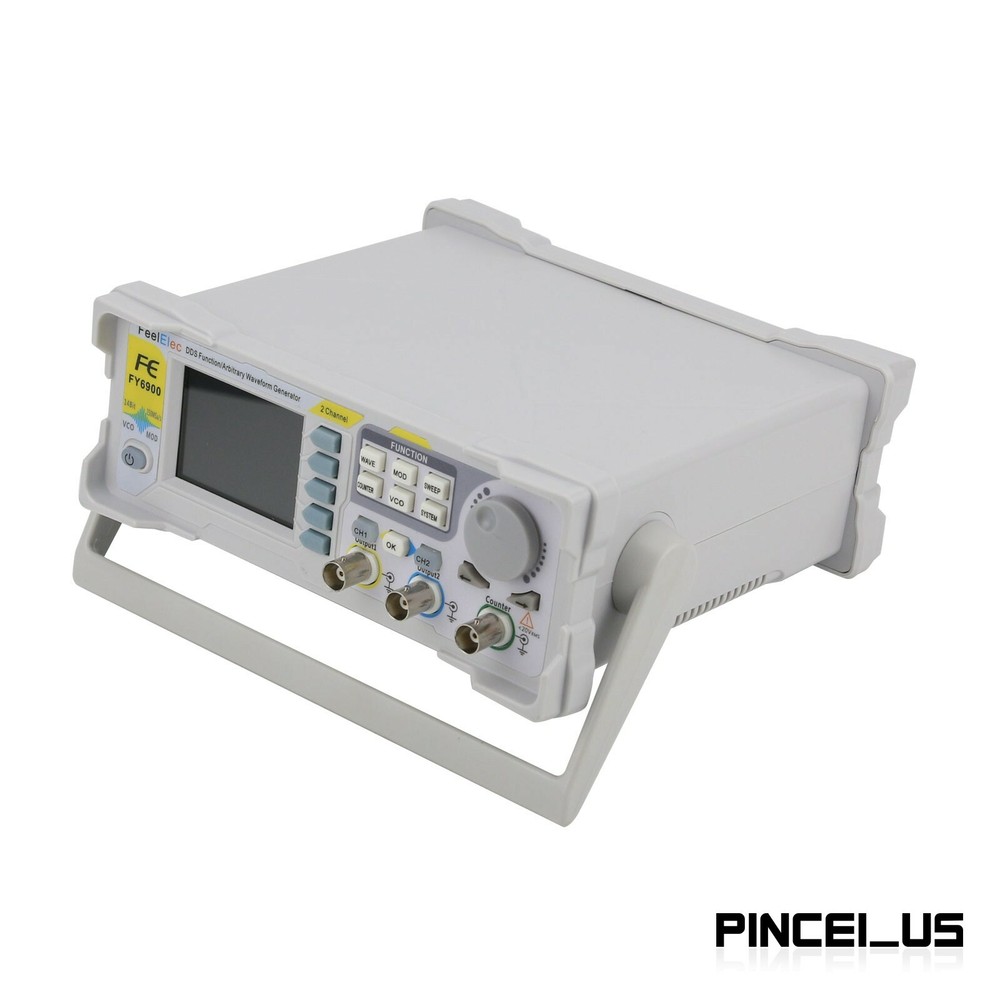 FY6900 2-CH Function Arbitrary Waveform Generator Pulse Signal Frequency Counter