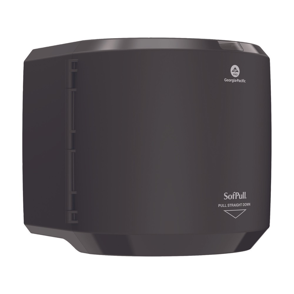 SofPull CenterPull Hand Towel Dispenser, 10.13 x 10.58 x 11.33, Black