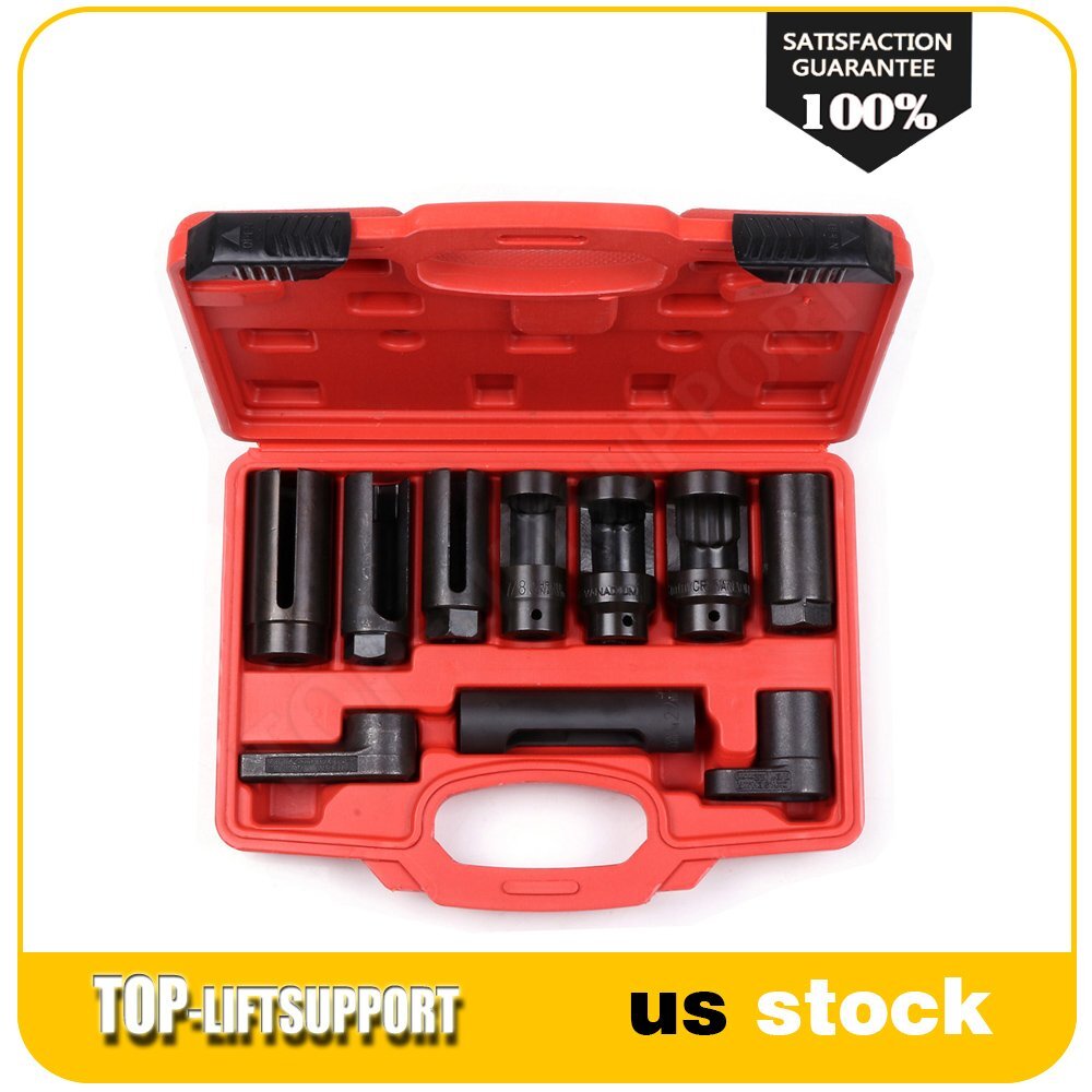 Oxygen Sensor Socket Set Sensor Oil Pressure Sending Unit Remover 10 PCS