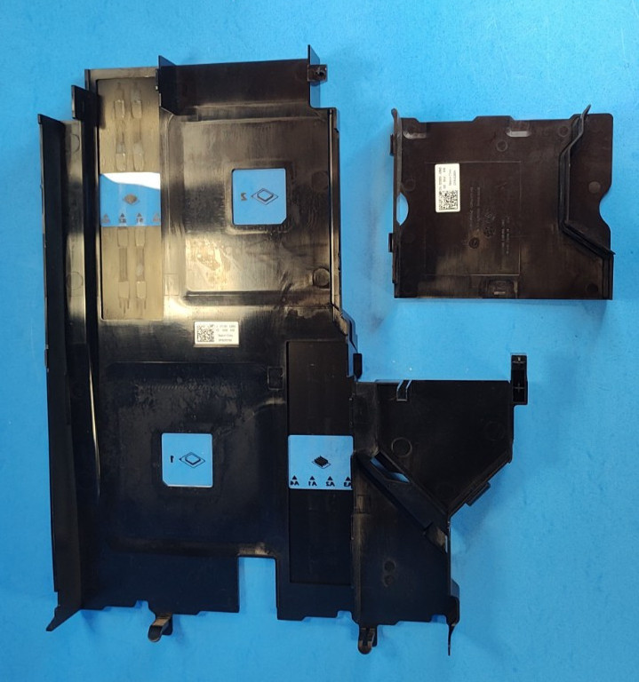 Dell PowerEdge R410 Server CPU/RAM/Memory Air Cooling Baffle Duct Plastic Cover