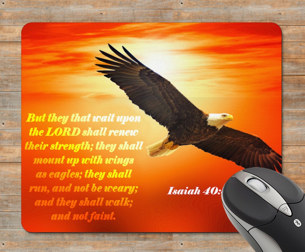 Eagle Isaiah 40:31 Mouse Pad