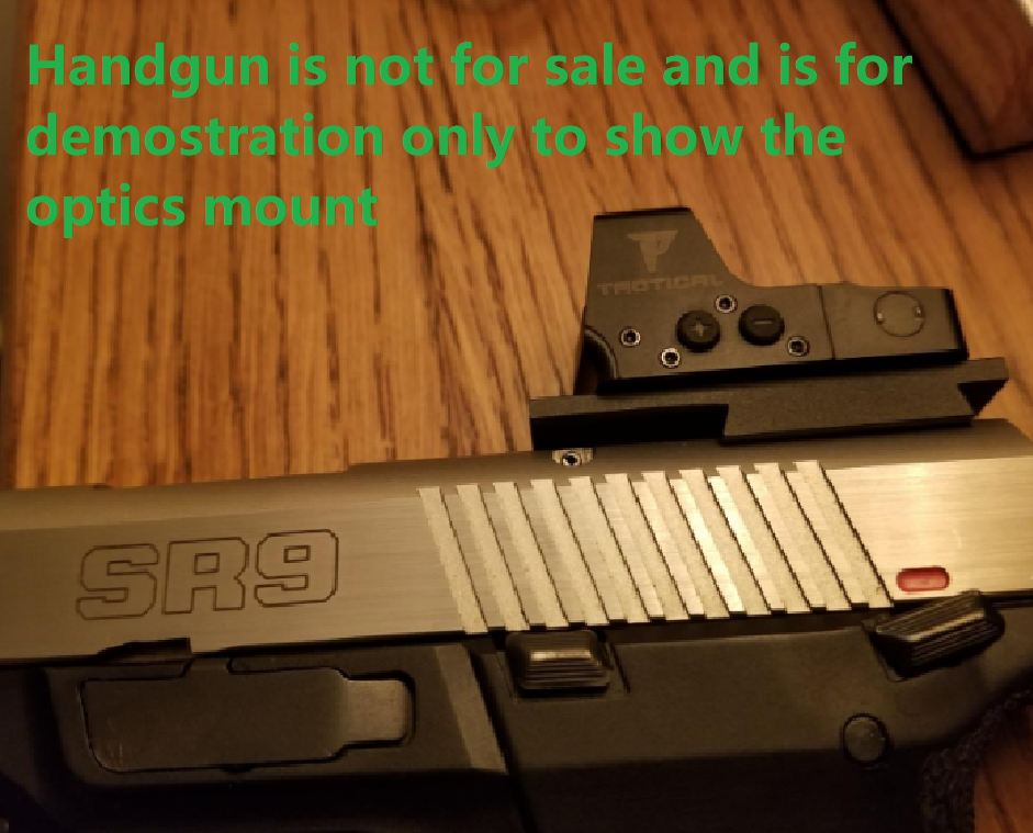 Ade Advanced Optics Red Dot Mount Plate for Ruger SR9,SR9c,SR40,