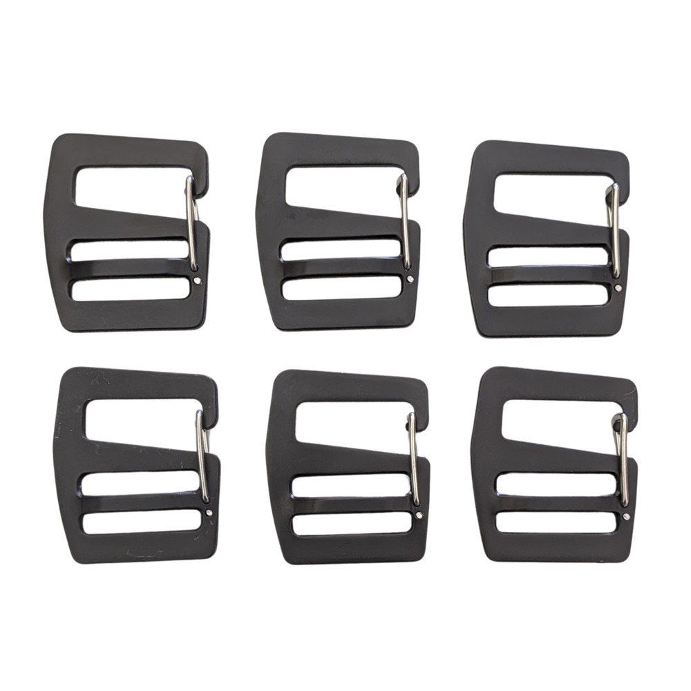 Aluminum G-Hook 1" Webbing Strap Backpack Vest Gear Snap Clip Buckle Spring Gate