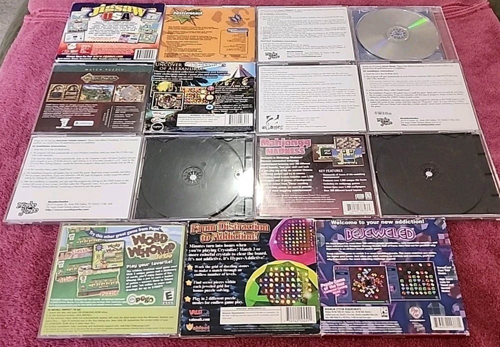 Puzzle And Matching PC Software Lot