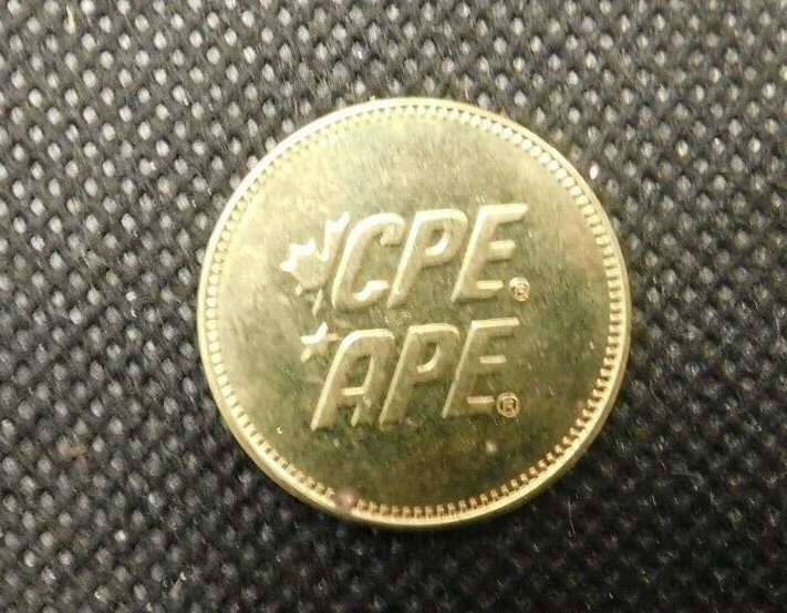 CANADA CPE APE PARKING TOKEN! e840XNS2