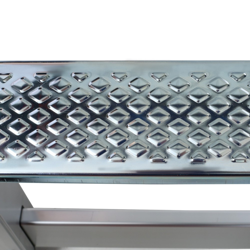 330lbs Aluminum Platform Non-Slip Drywall Step Folding Work Bench Stool Ladder