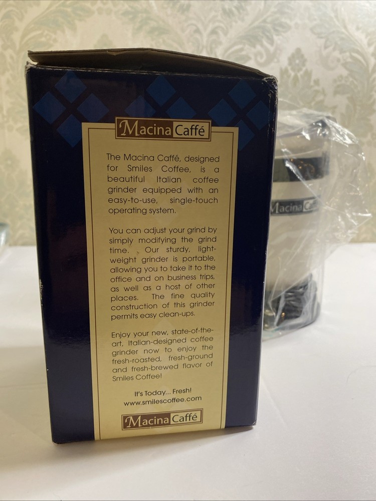 Macon’s Caffe Coffee Grinder Made In Italy