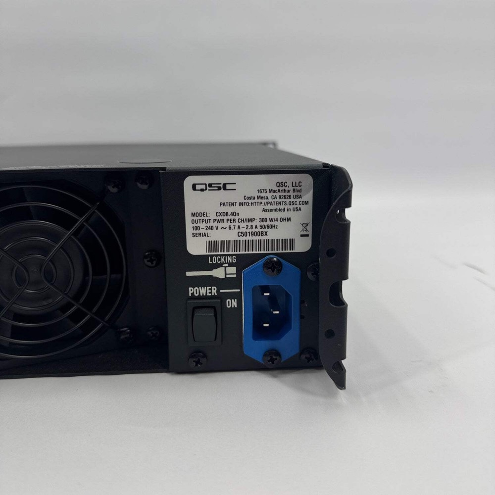 QSC Network Controller Amplifier CXD8.4QN