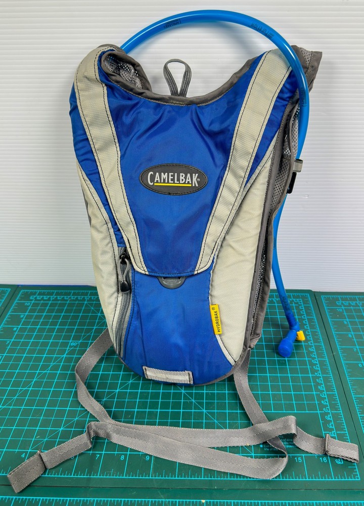 CamelBak HYDROBAK Hydration Pack Blue Hiking Backpack 100oz Reservoir Bladder
