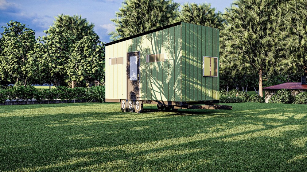 Comprehensive Building Plans for 8' x 19.5' Tiny Mobile Home - 156sqft