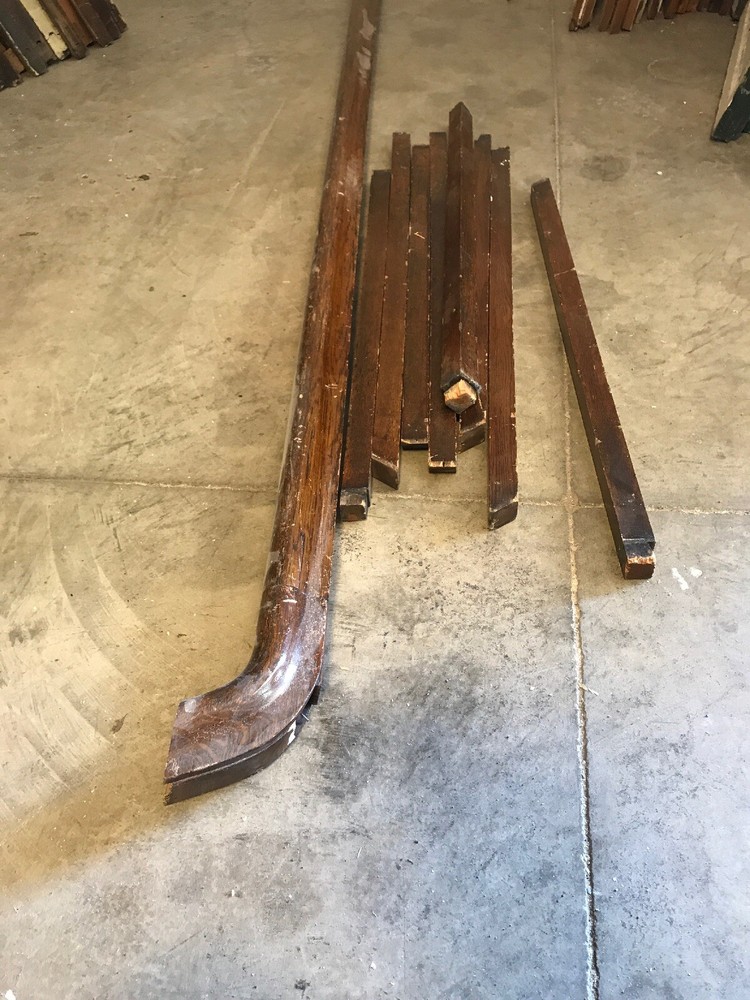 CHARNIKO Railing Oak Stairway railing and spindles